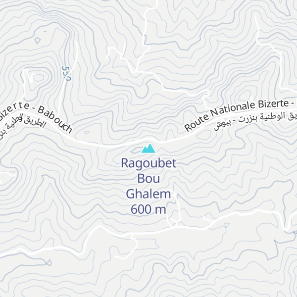 Map of Ragoubet Bou Ghalem