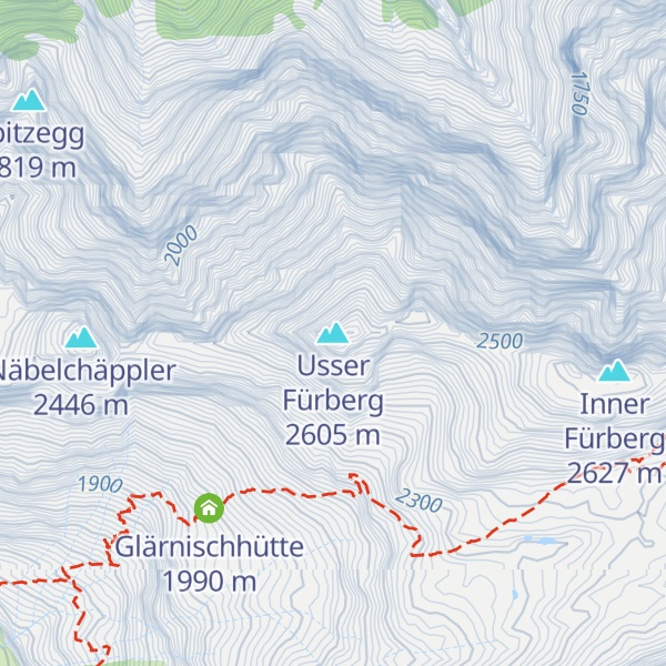 Map of Usser Fürberg