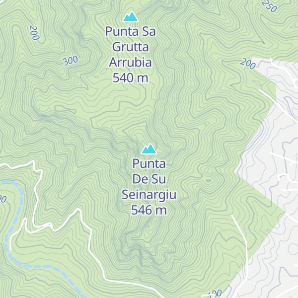 Map of Punta De Su Seinargiu