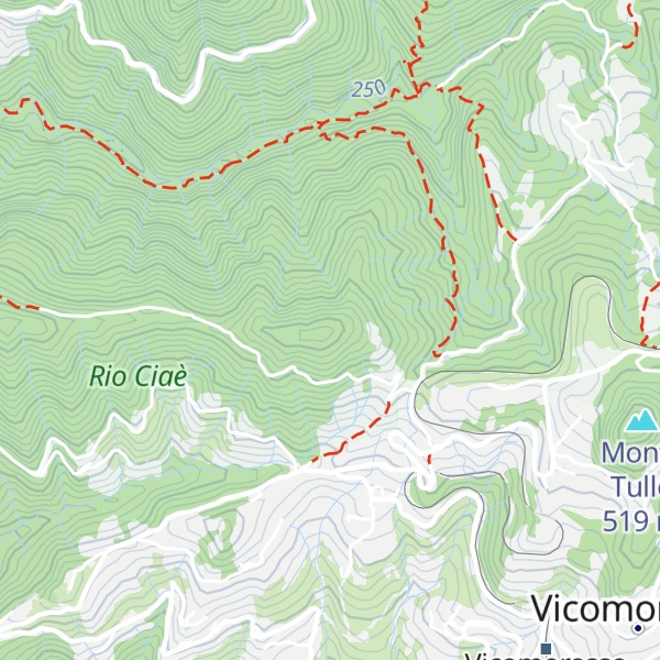 Map of Monte Cassinassa
