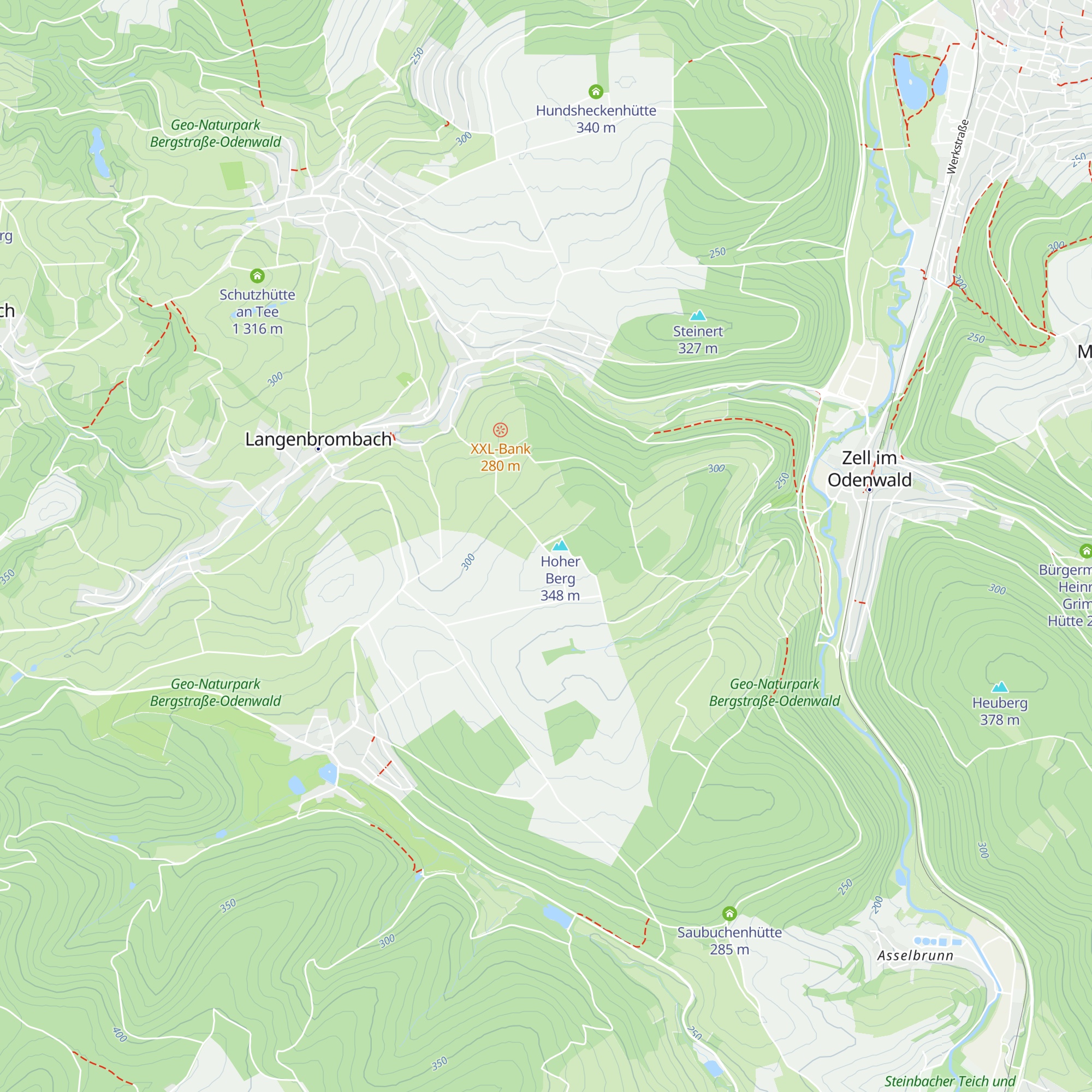 Dreimärkerhütte map