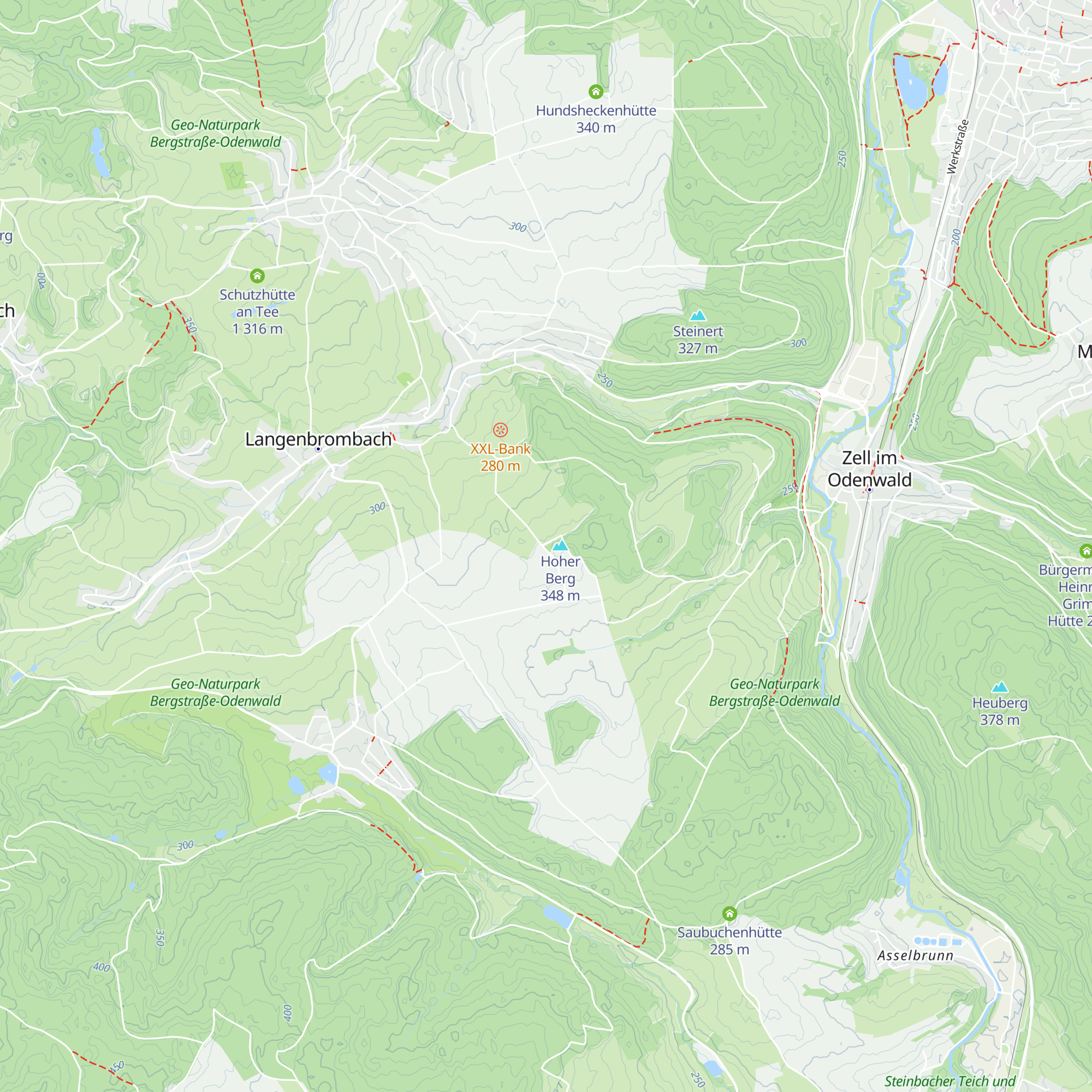 Dreimärkerhütte map