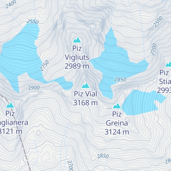Map of Piz Vial