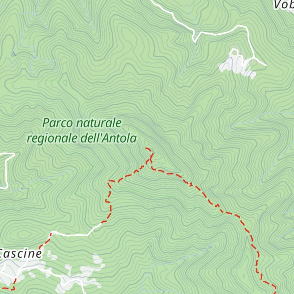 Map of Rifugio Monte Reale