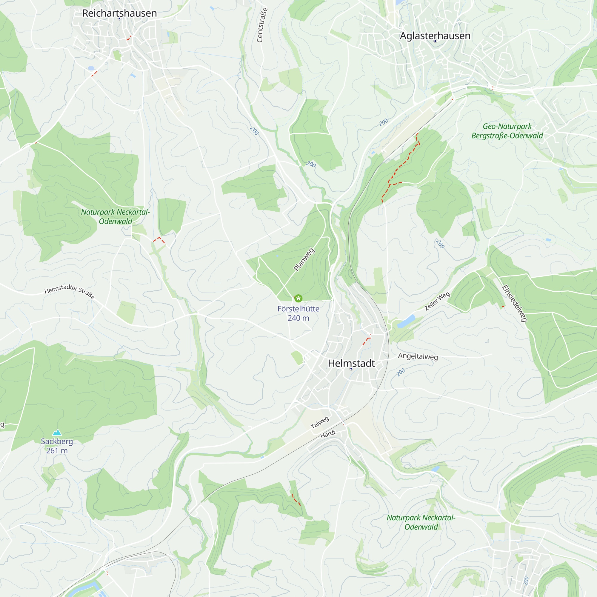 Förstelhütte map