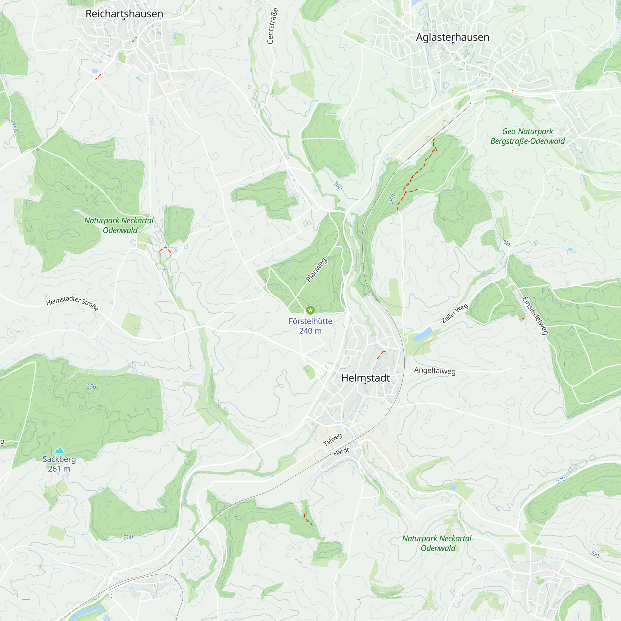 Förstelhütte map