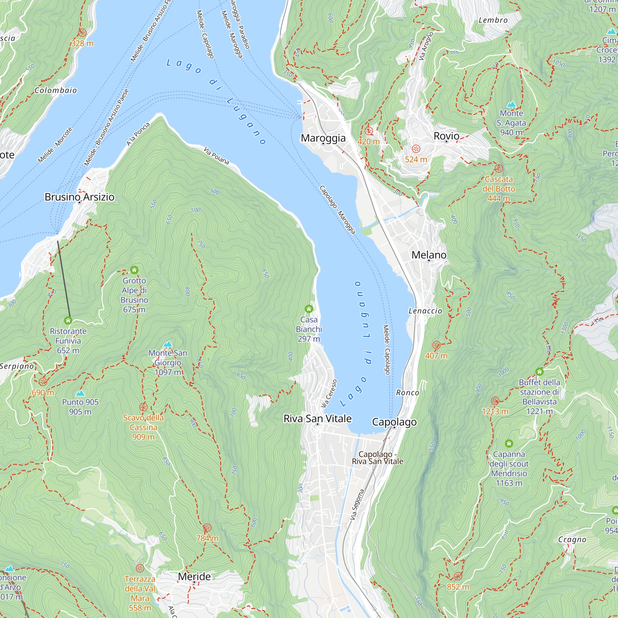 Casa Bianchi map