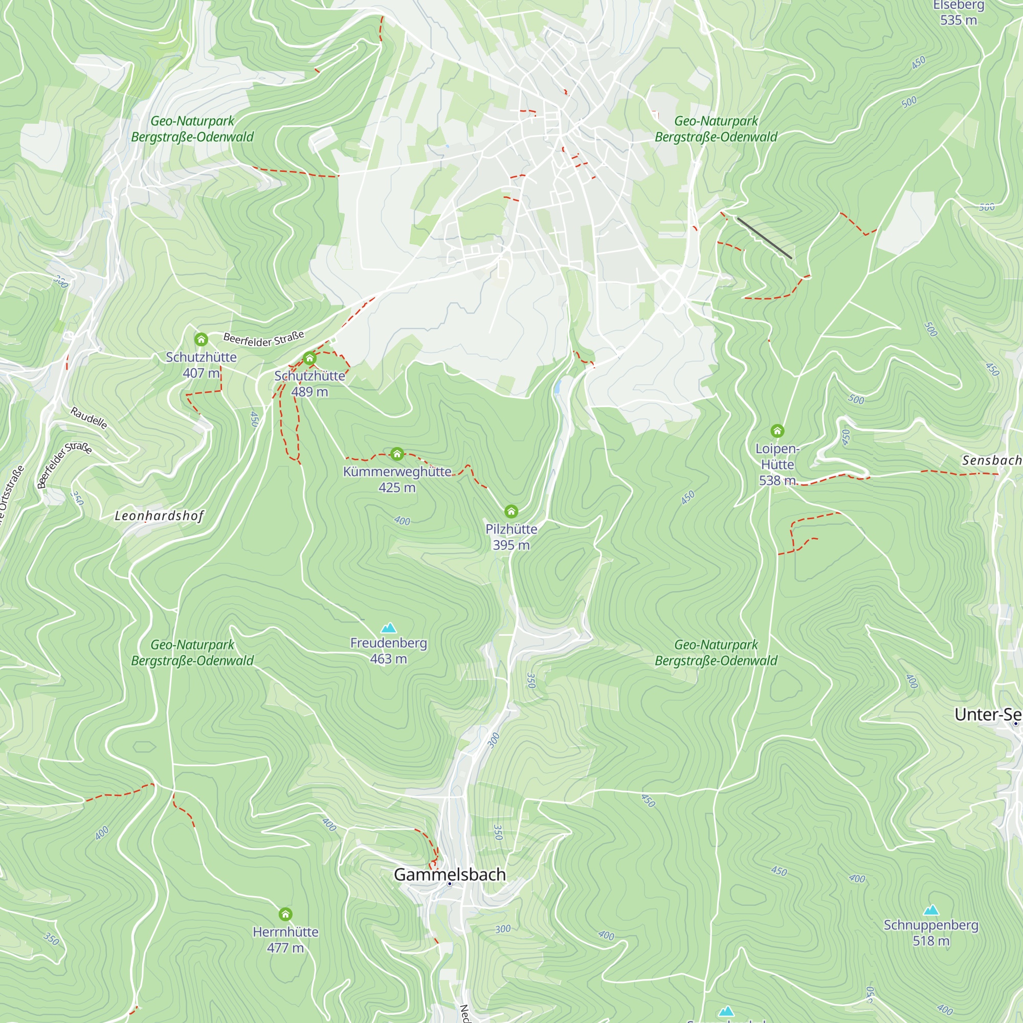 Pilzhütte map