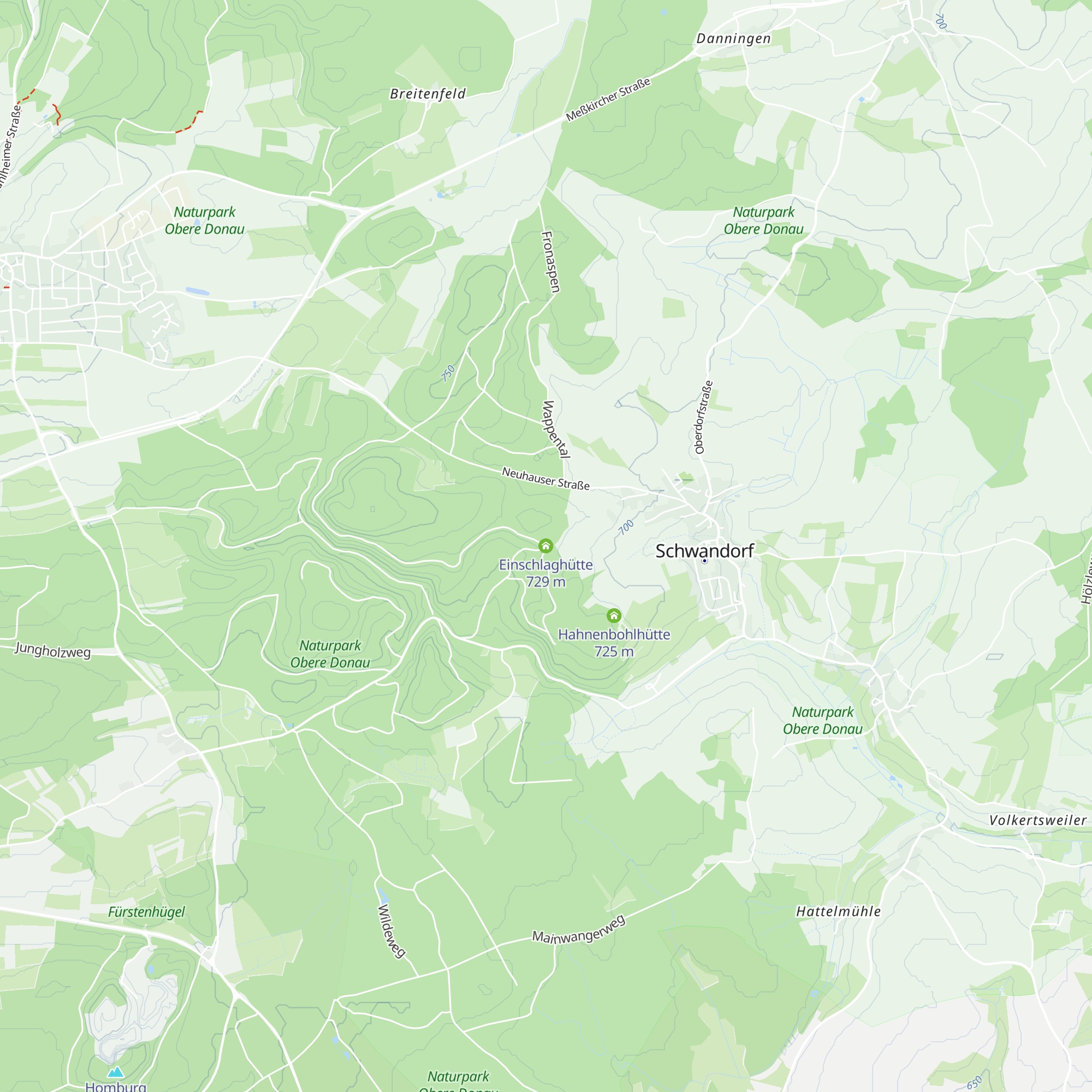 Einschlaghütte map