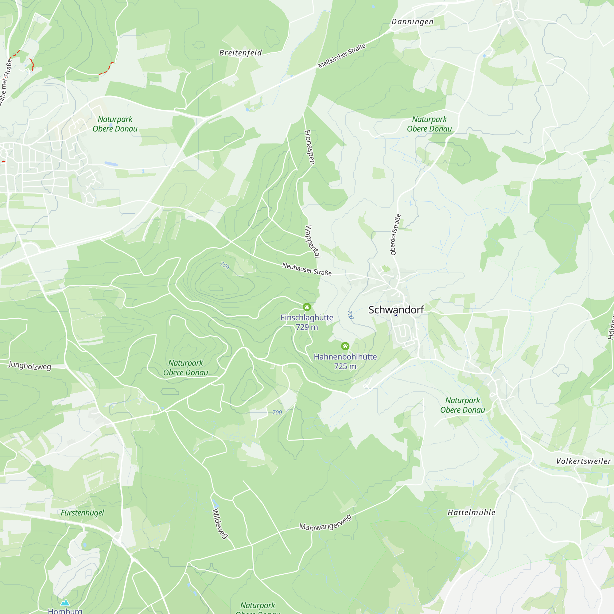 Einschlaghütte map