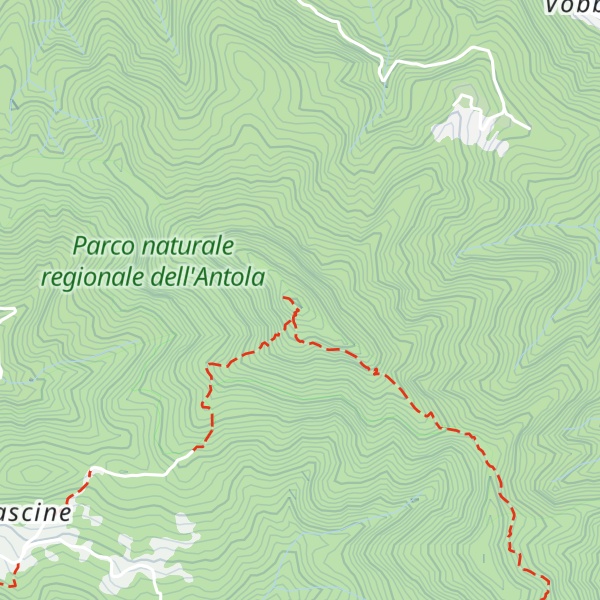 Map of Monte Reale