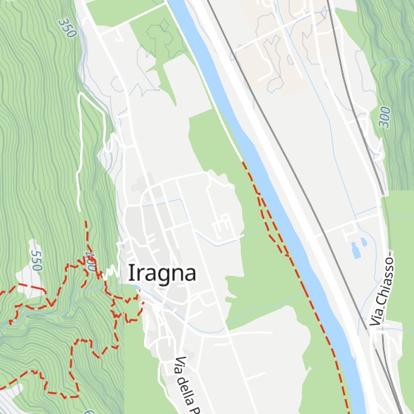 Map of G.C. Iragna