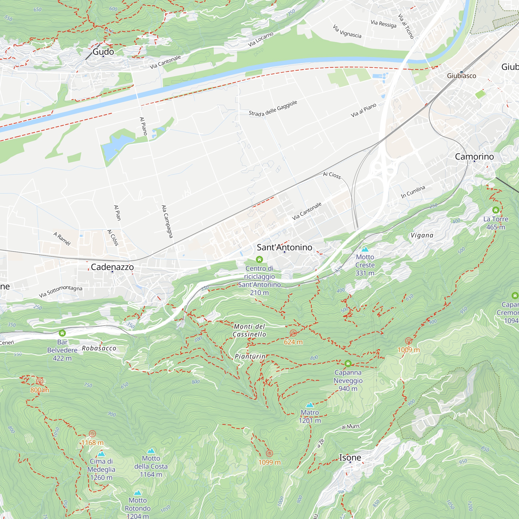Centro di riciclaggio Sant'Antonino map