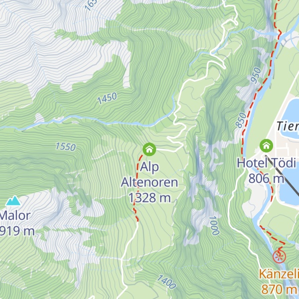 Map of Alp Altenoren