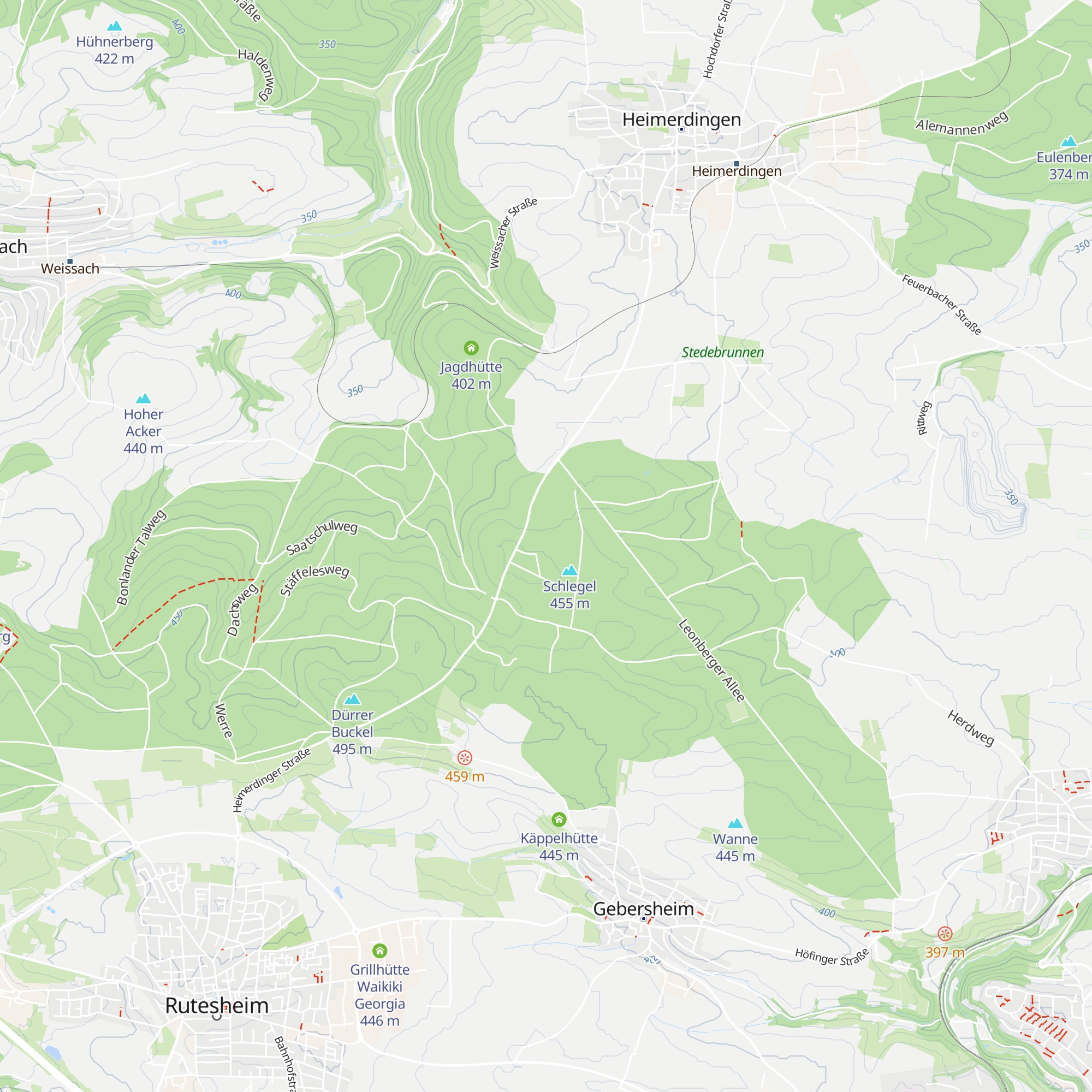 Schlegelhütte map