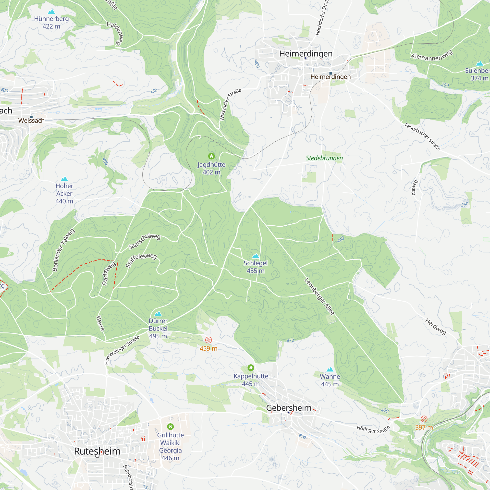 Schlegelhütte map