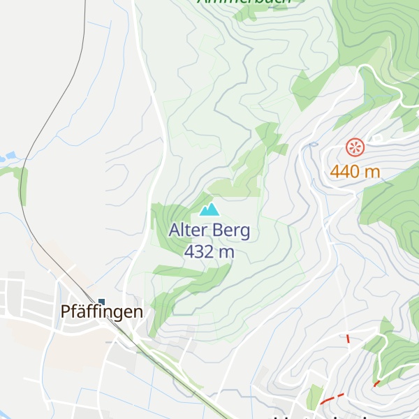 Map of Alter Berg