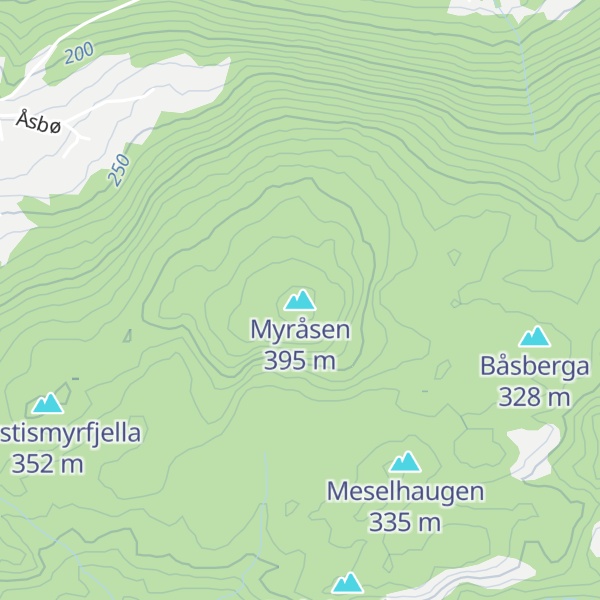 Map of Myråsen