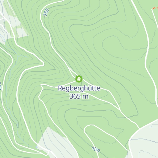 Map of Regberghütte