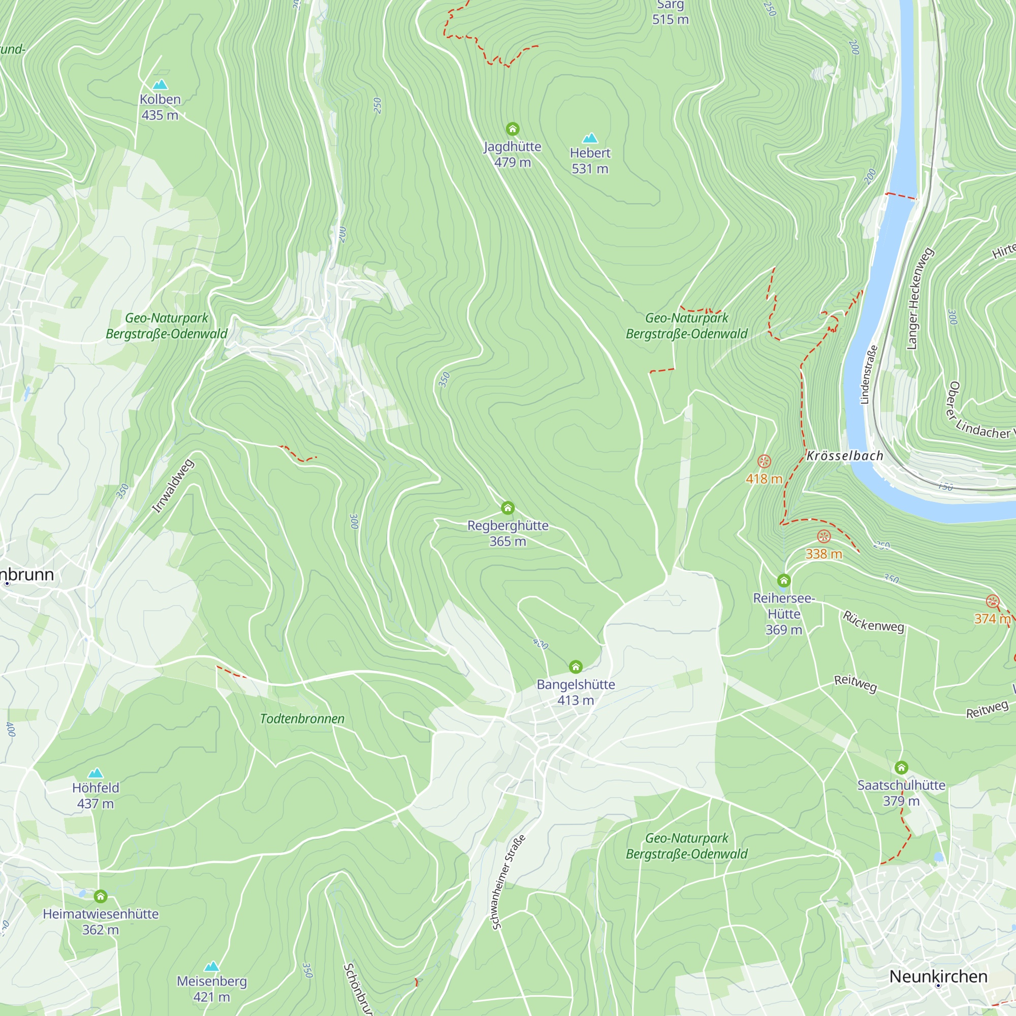 Regberghütte map