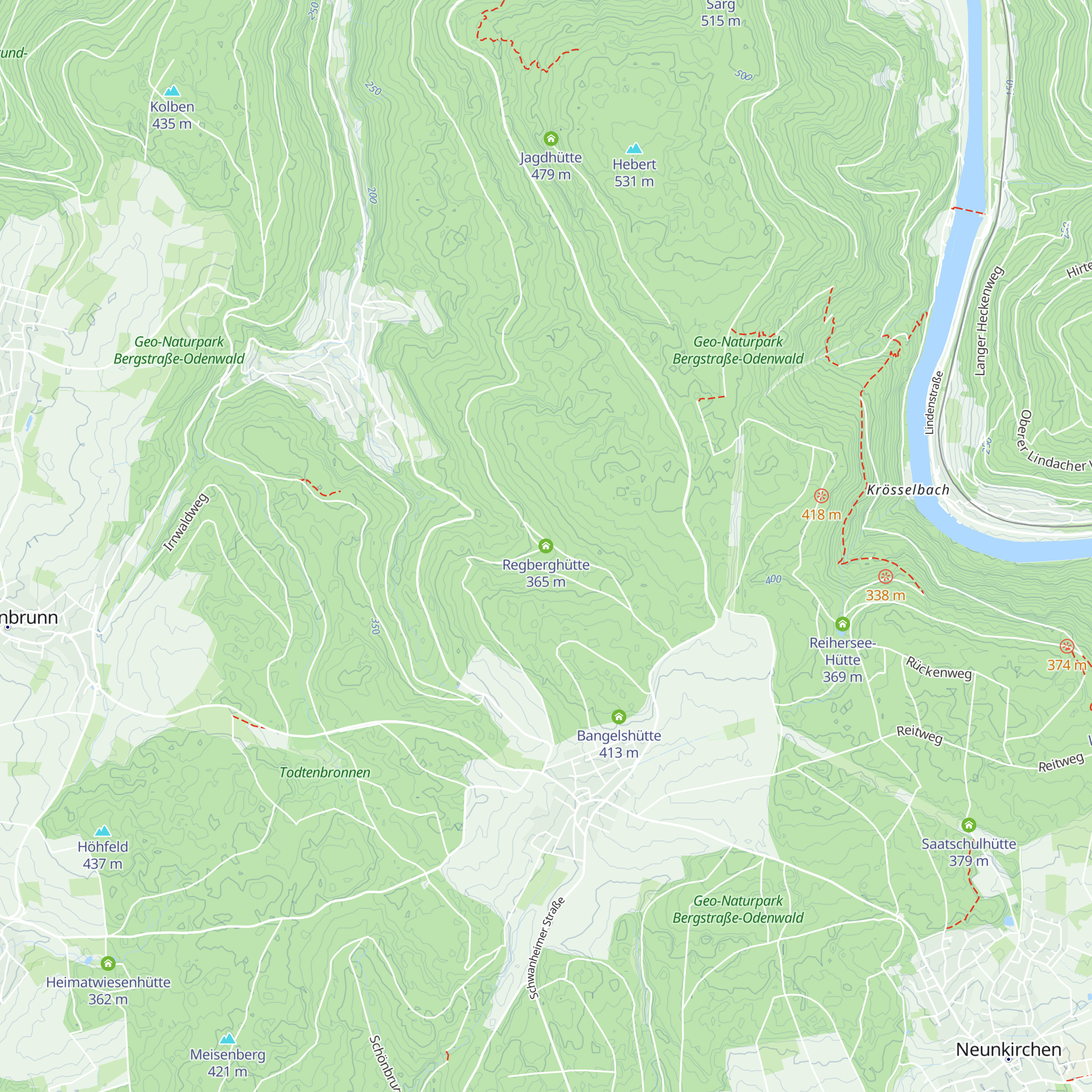Regberghütte map
