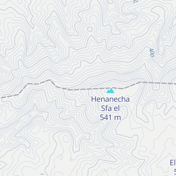 Map of Djebel Sfa Bou Beker