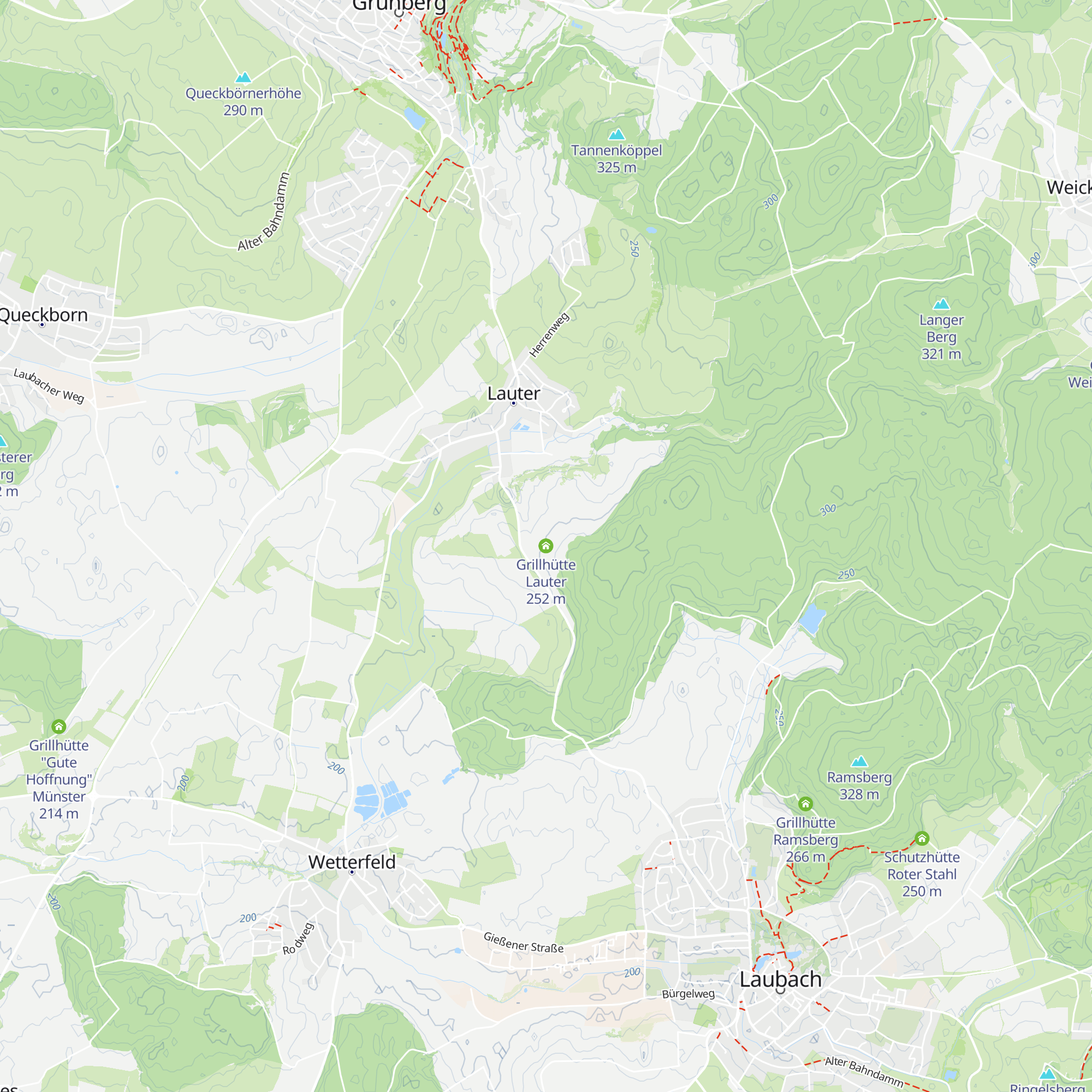 Grillhütte Lauter map