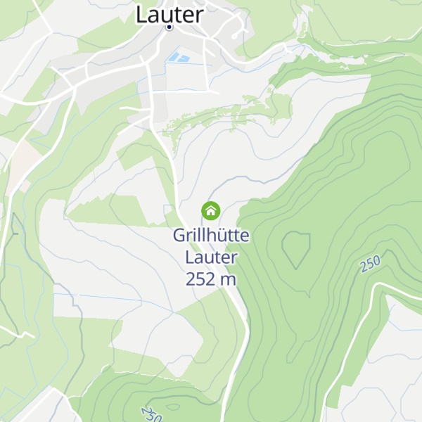 Map of Grillhütte Lauter