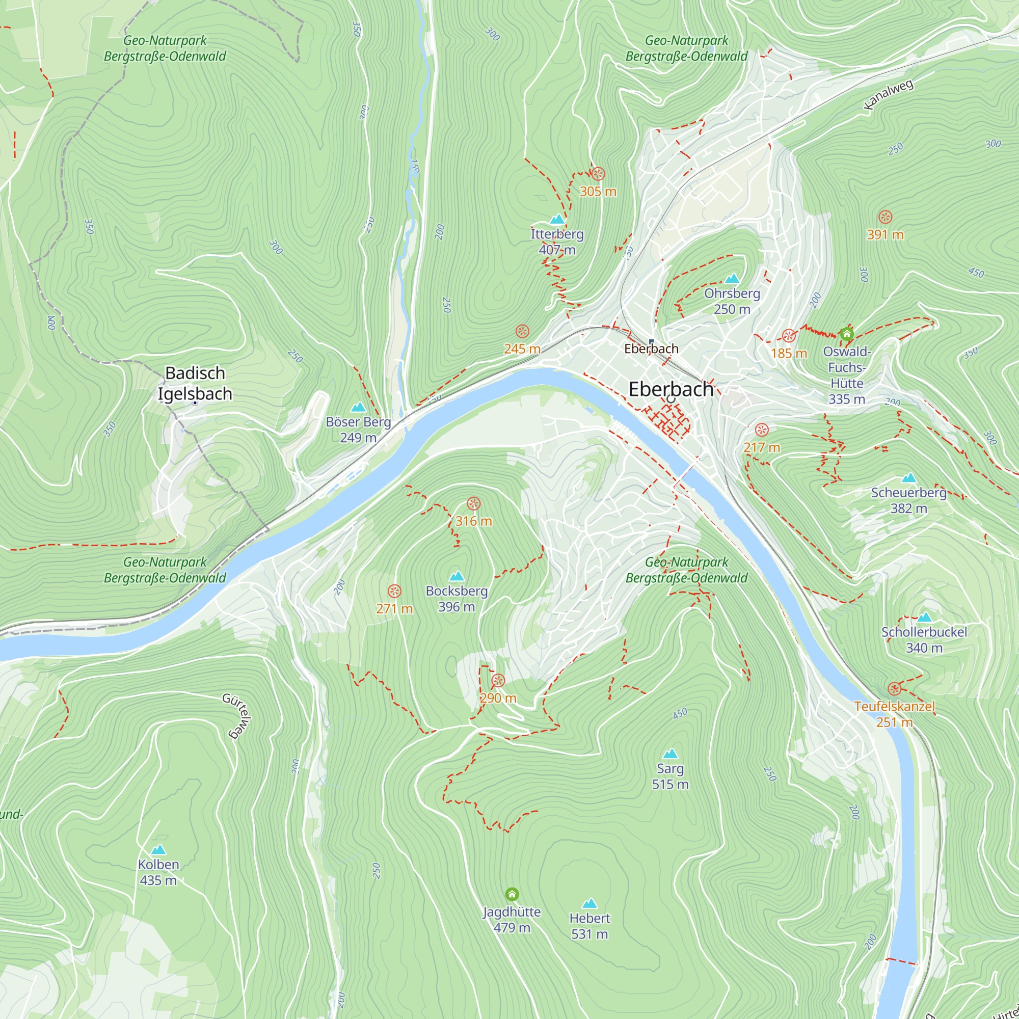Concordia-Hütte map