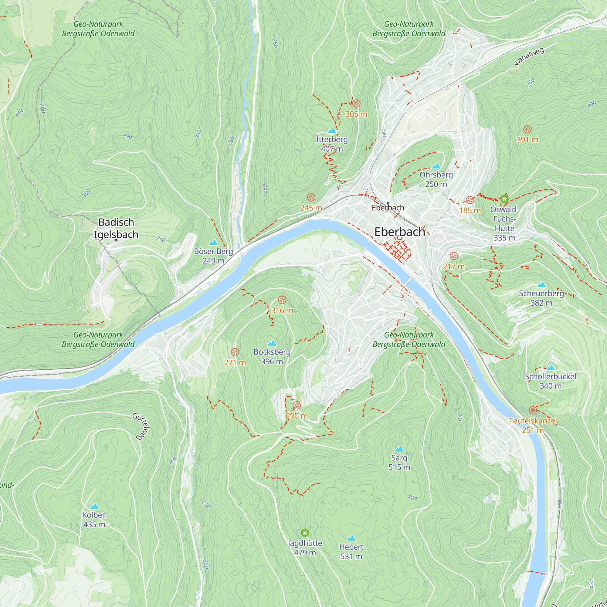 Concordia-Hütte map