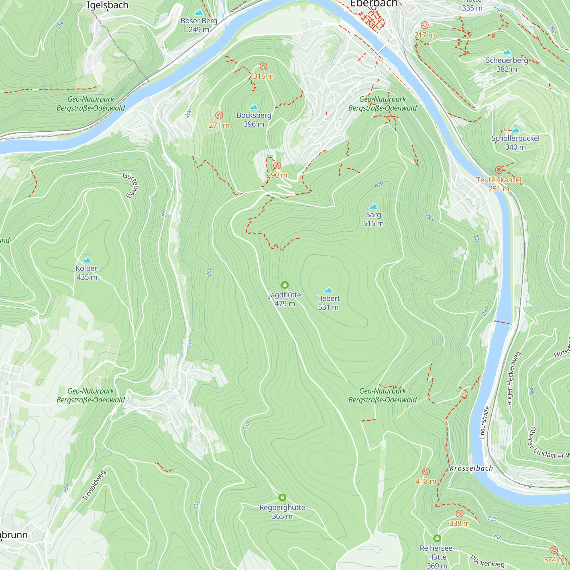 Jagdhütte map