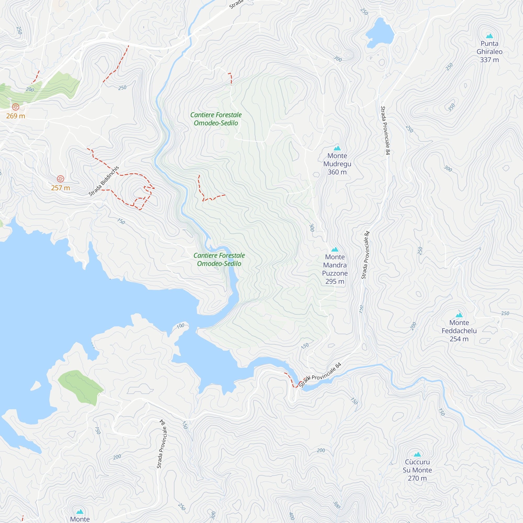Rifugio Omodeo map