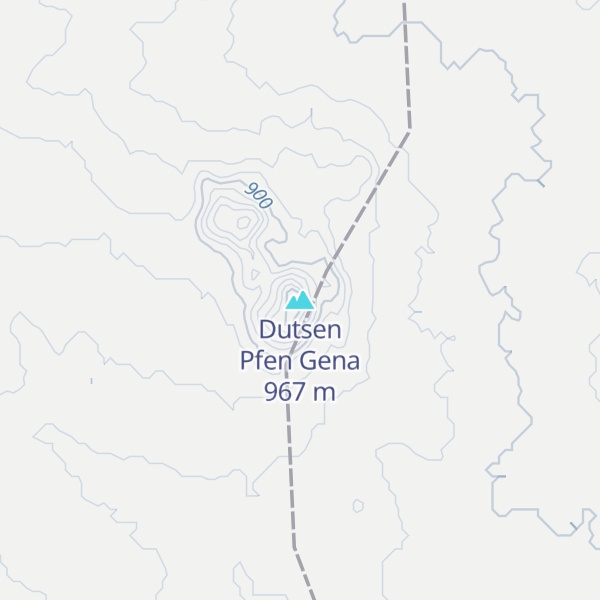 Map of Dutsen Pfen Gena