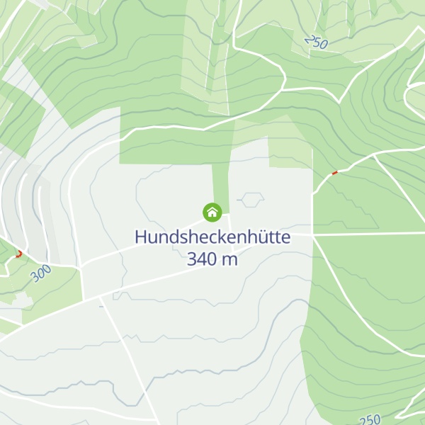 Map of Hundsheckenhütte