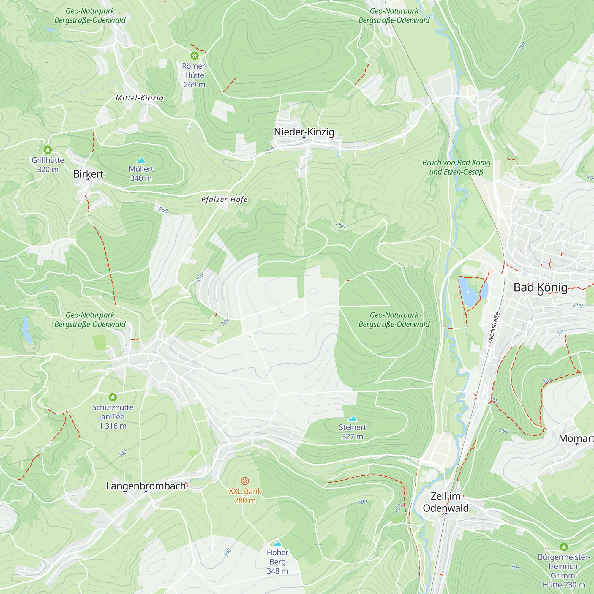 Hundsheckenhütte map