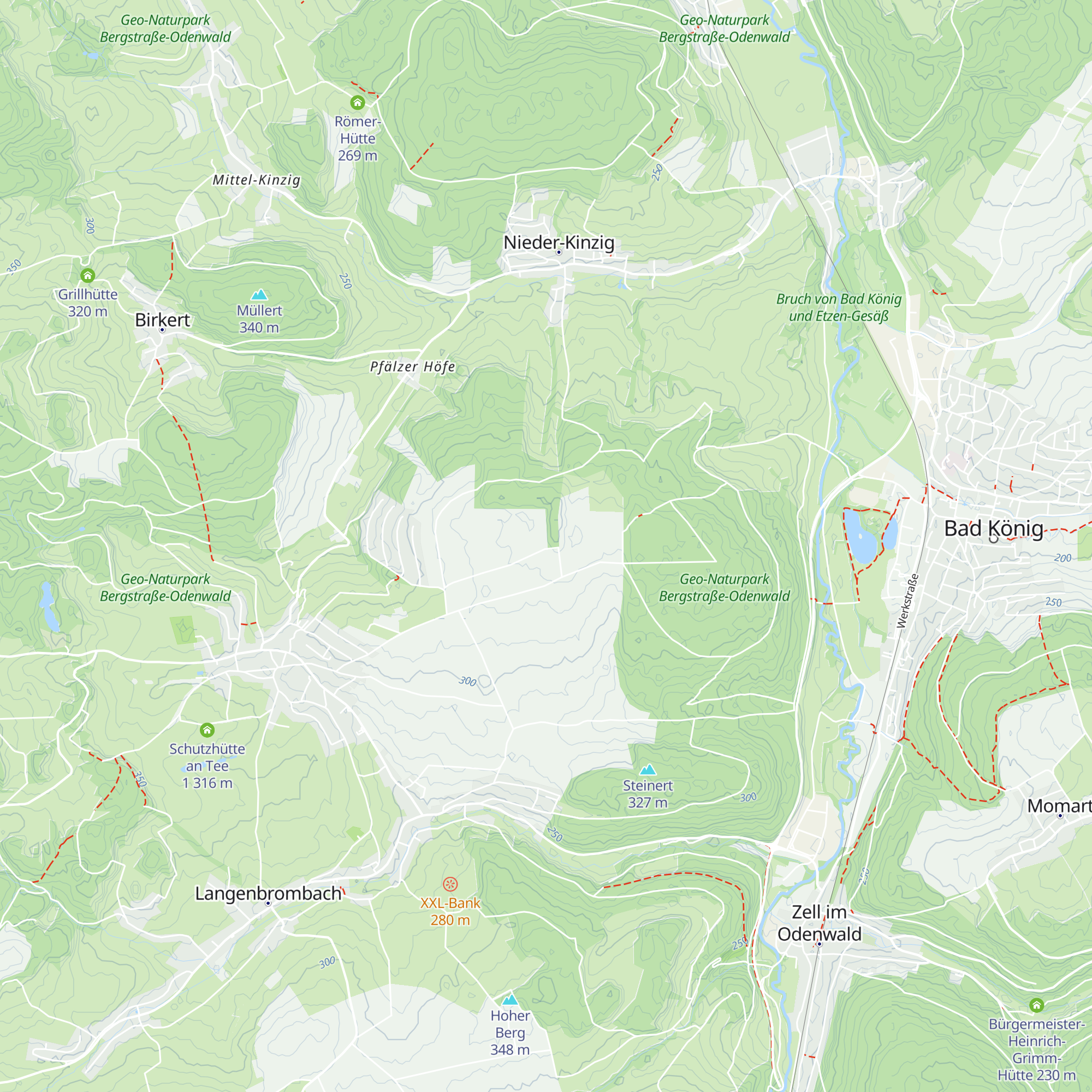 Hundsheckenhütte map