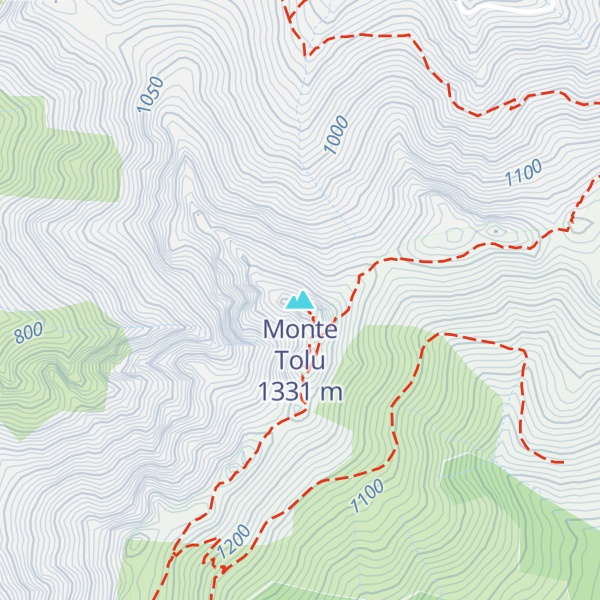 Map of Monte Tolu