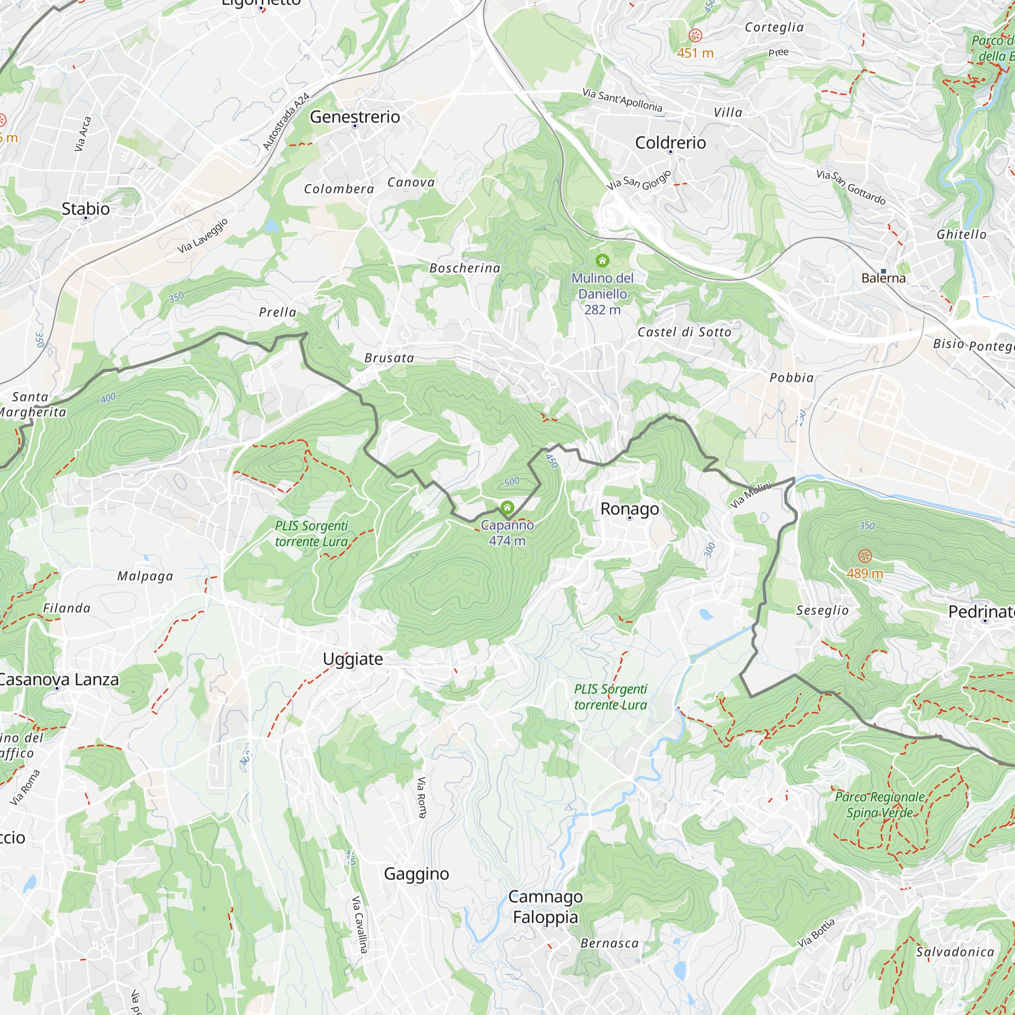 Capanno map