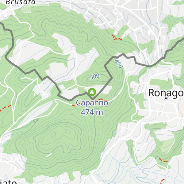 Map of Capanno