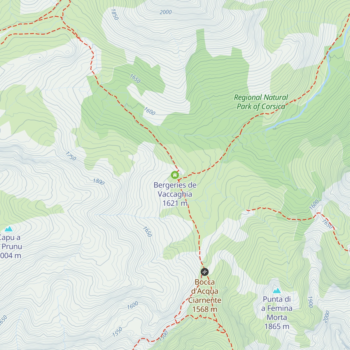 Bergeries de Vaccaghia map