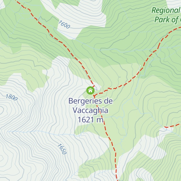Map of Bergeries de Vaccaghia