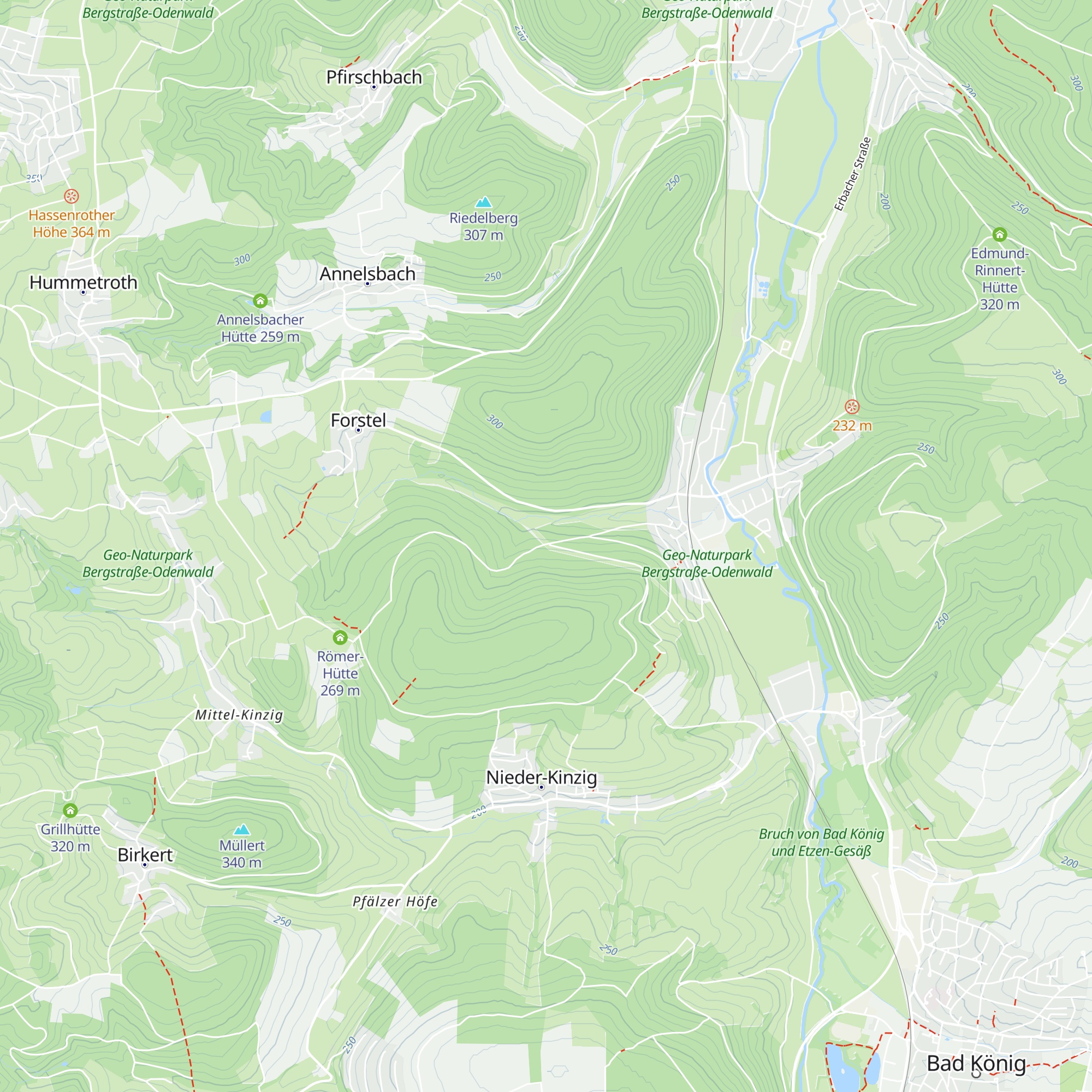 Friedrich-Höreth-Hütte map