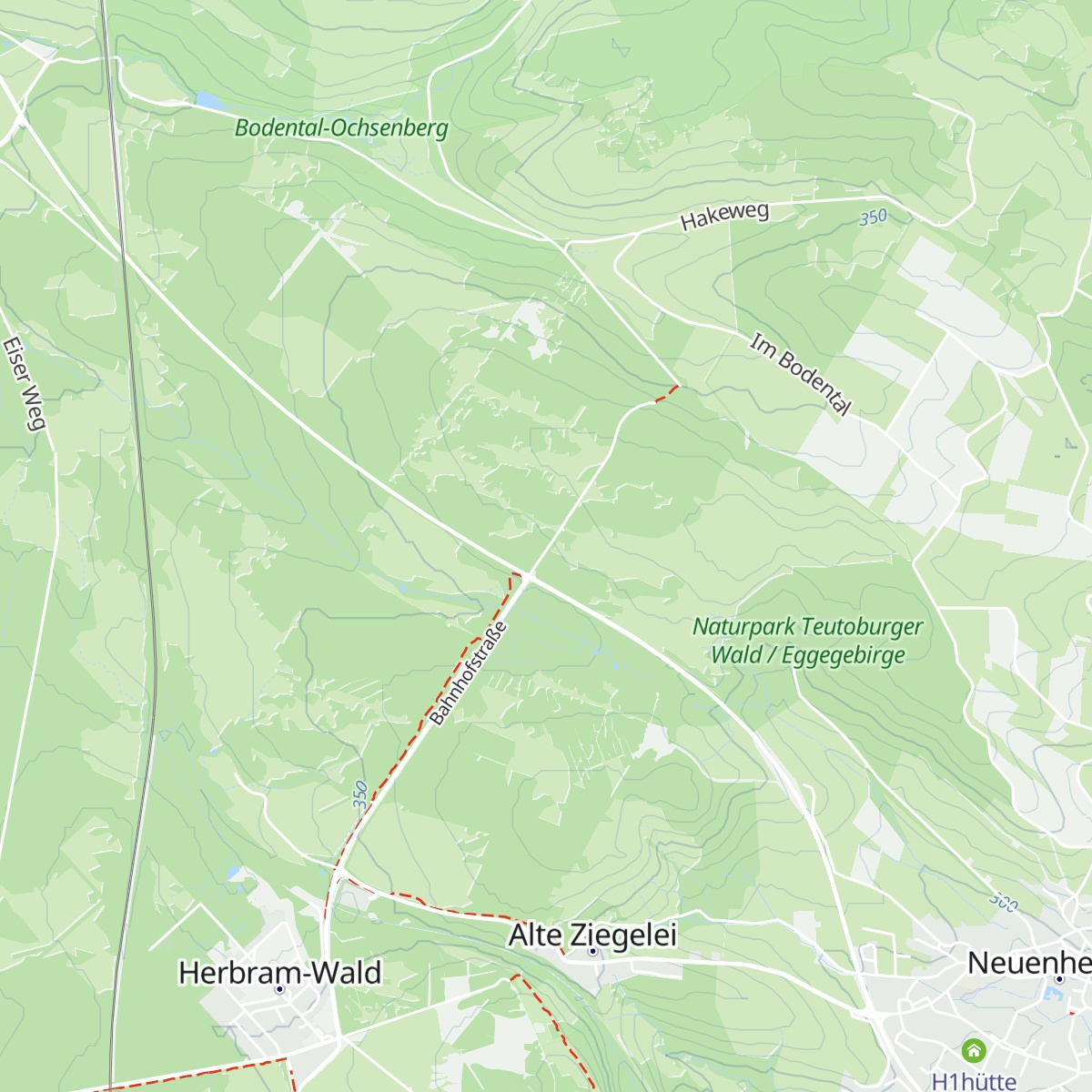 Radbaum Hütte map