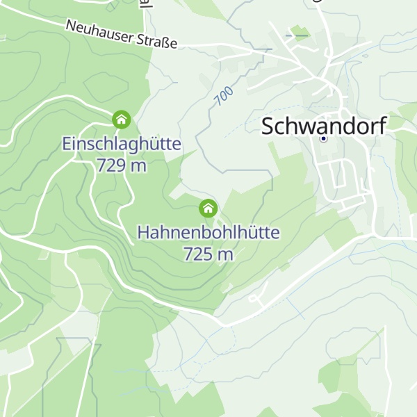 Map of Hahnenbohlhütte