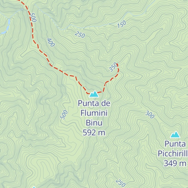 Map of Punta de Flumini Binu