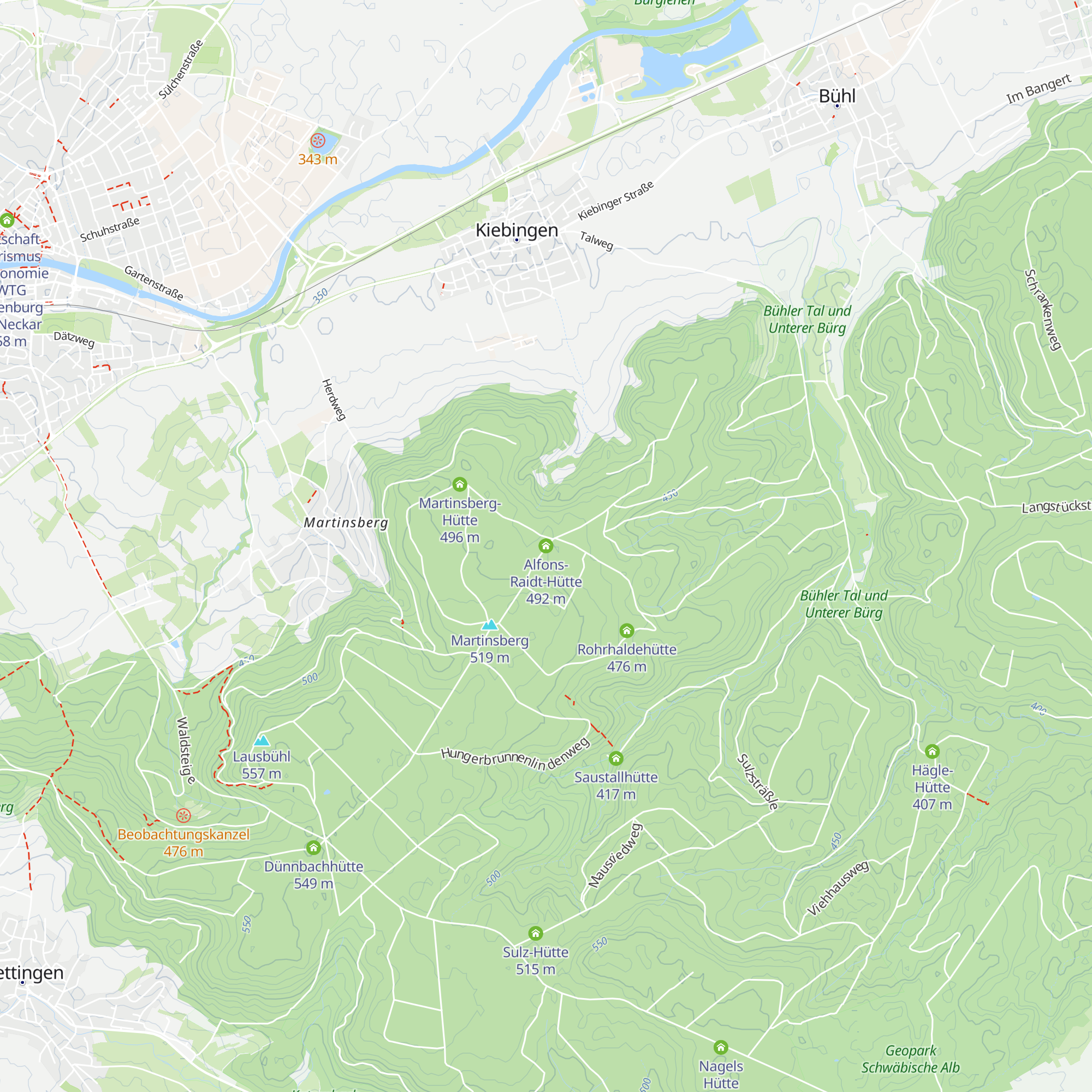 Alfons-Raidt-Hütte map