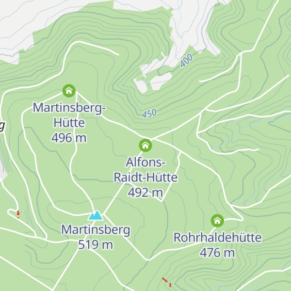 Map of Alfons-Raidt-Hütte
