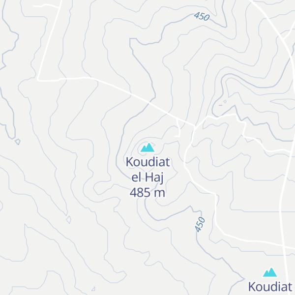 Map of Koudiat el Haj