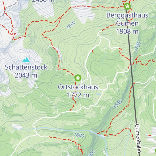 Map of Ortstockhaus