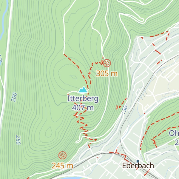 Map of Albrecht von Göler Hütte
